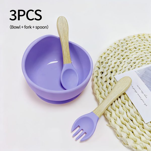 Silicone Baby Feeding Bowl Set