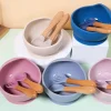 Silicone Baby Feeding Bowl Set