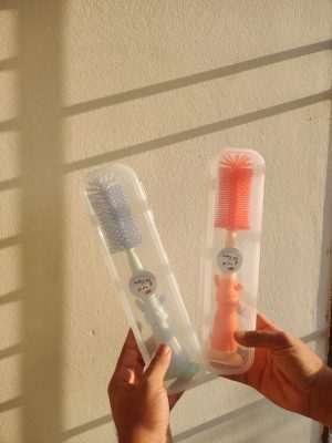 product-7 Soft Silicone Baby Bottle Cleaning Brush