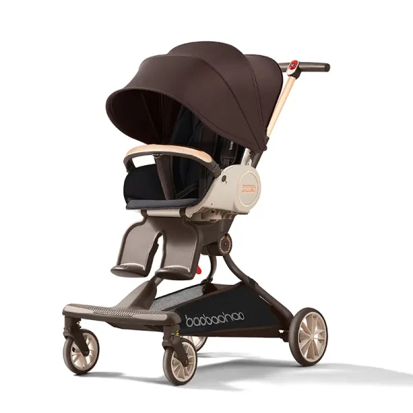 Baobaohao V9 Luxury 2-Way Magic Stroller | 360° Rotating Seat