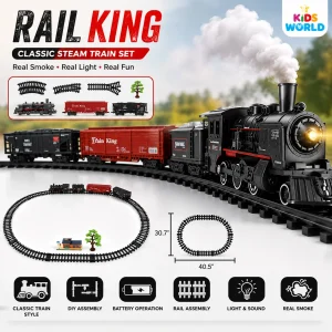 RAIL KING Classic Steam Train Set