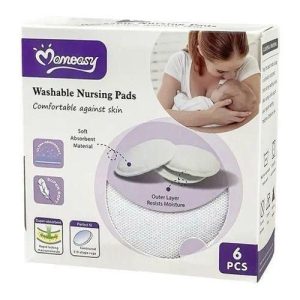 1 (1) Nursing Pads – 6 Pcs | Comfortable & Reusable Breast Pads